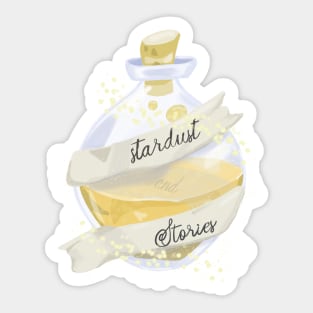 Stardust and stories potion bottle- The Starless Sea Sticker